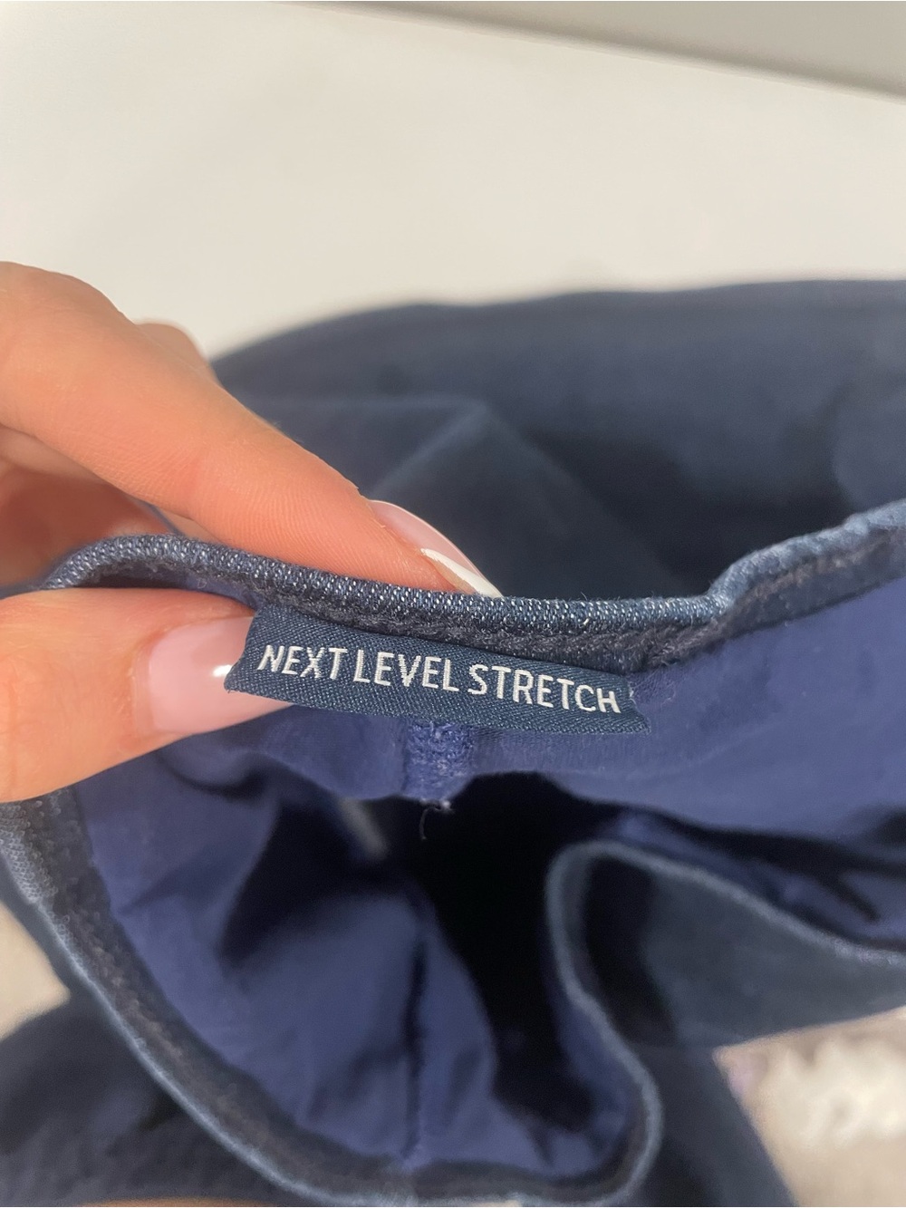 American Eagle Dark Blue Denim Mini Skirt - Picture 4 of 4